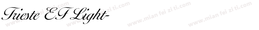 Trieste EF Light字体转换